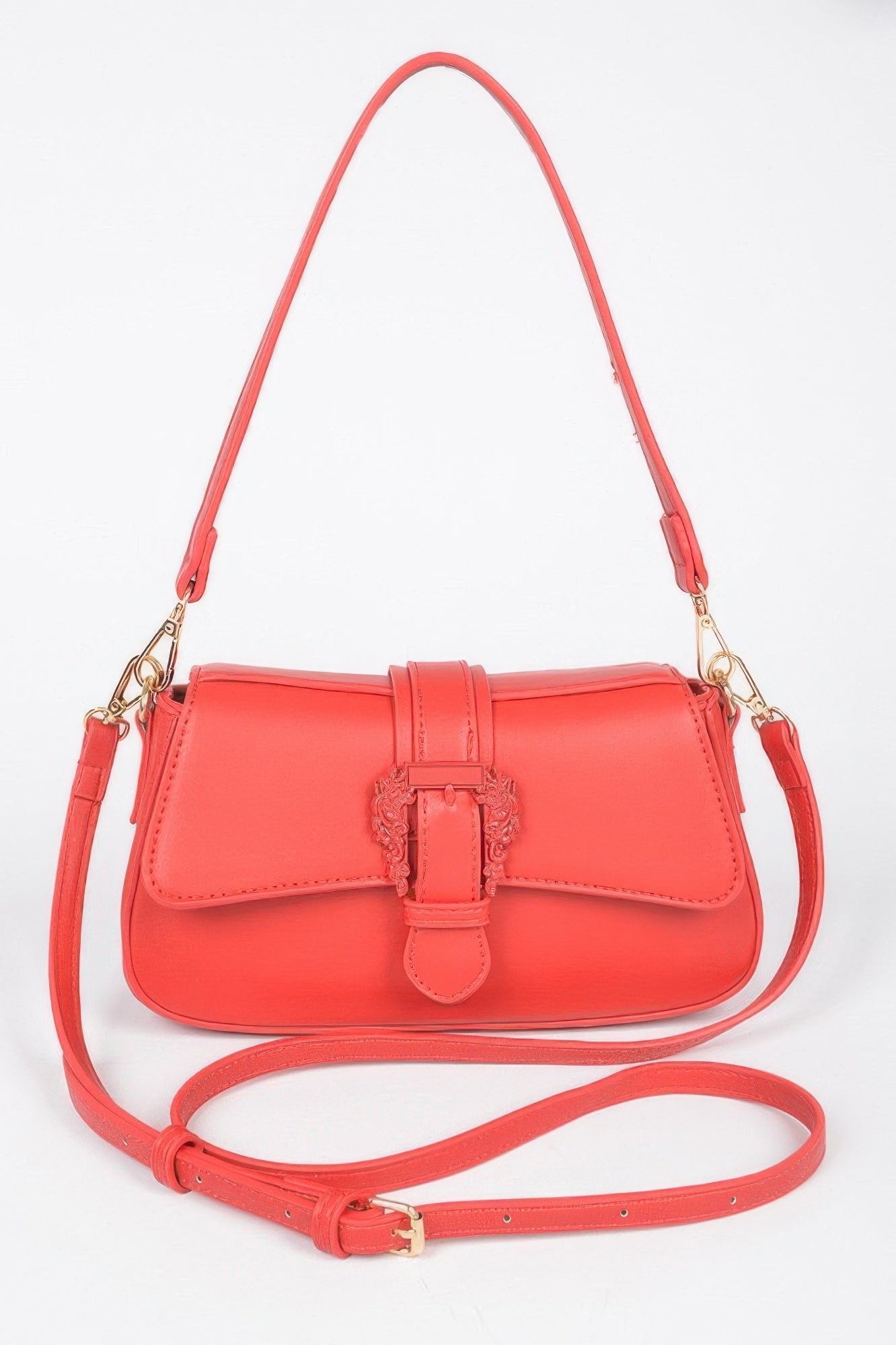 HELL’S KITCHEN Buckle Shoulder Bag | Vegan BYMANYC ® New York